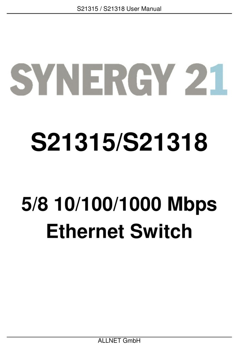Synergy S21315 user manual