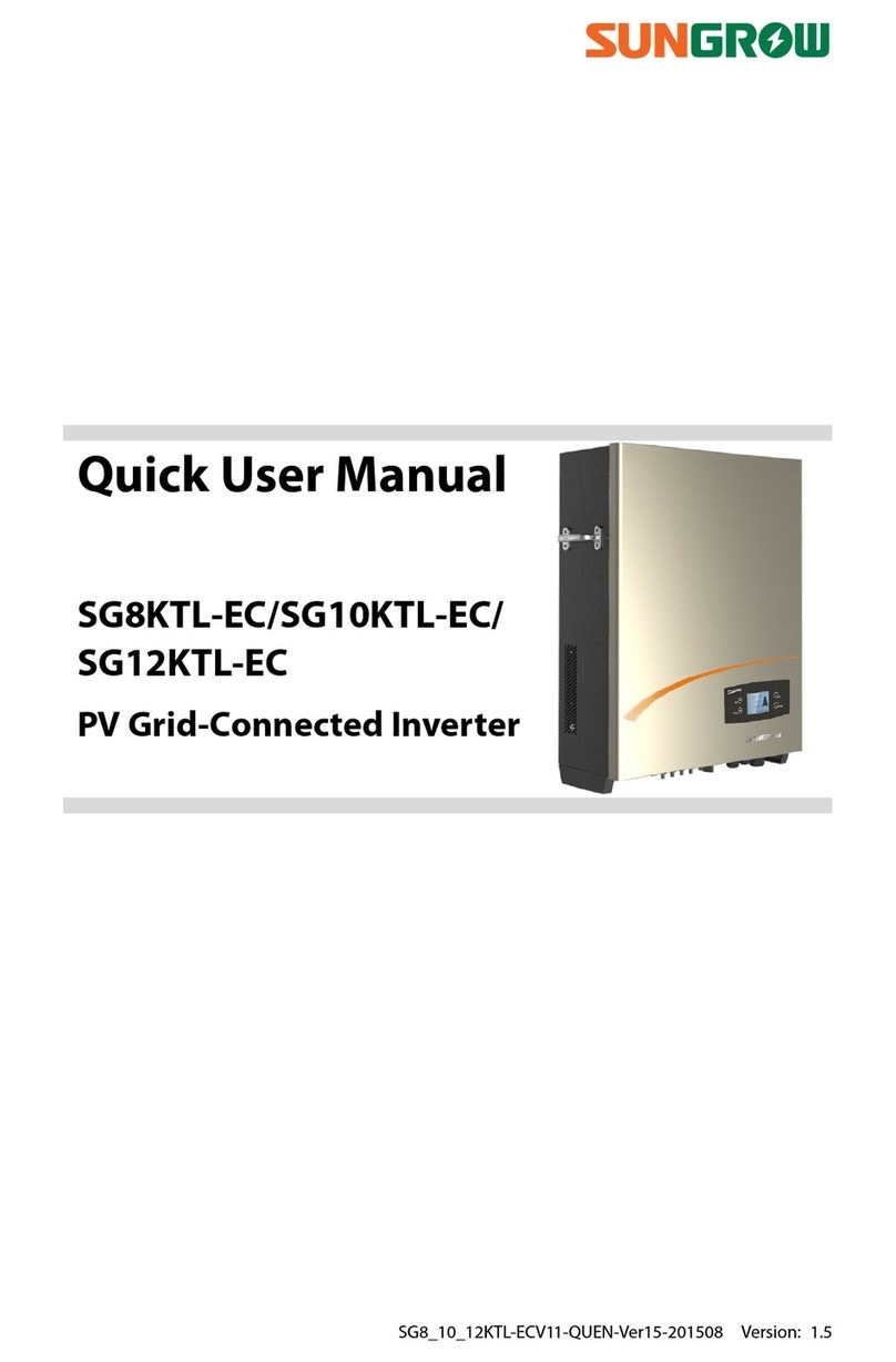 Sungrow SG8KTL-EC Quick user manual