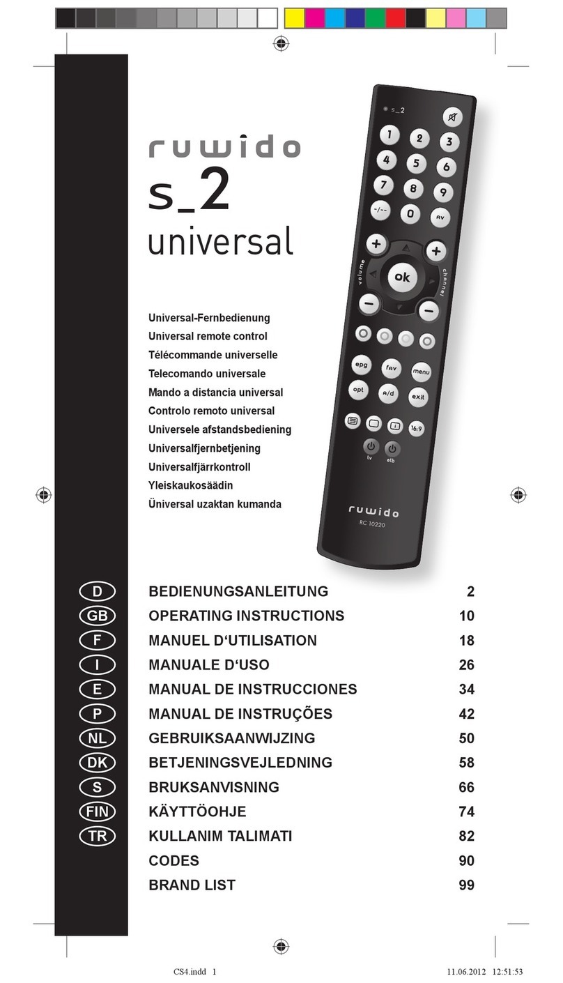Ruwido S_2 universal User manual