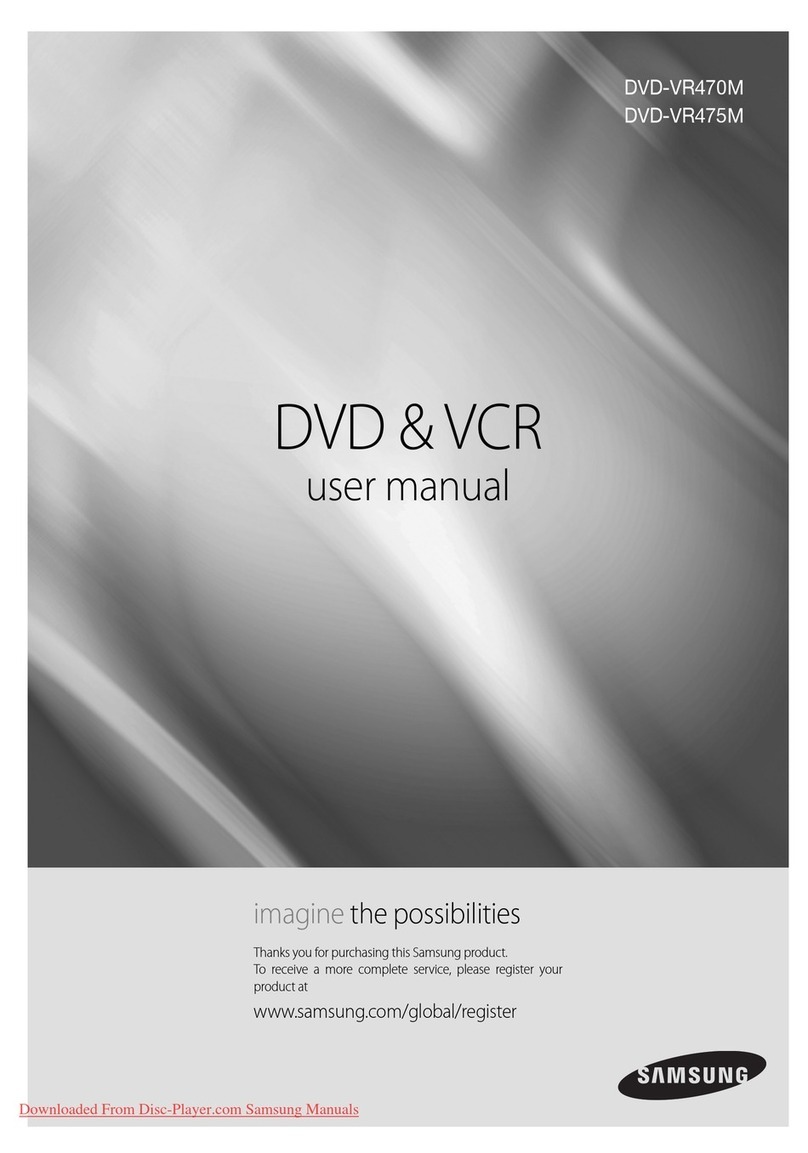 Samsung DVD-VR470M User manual