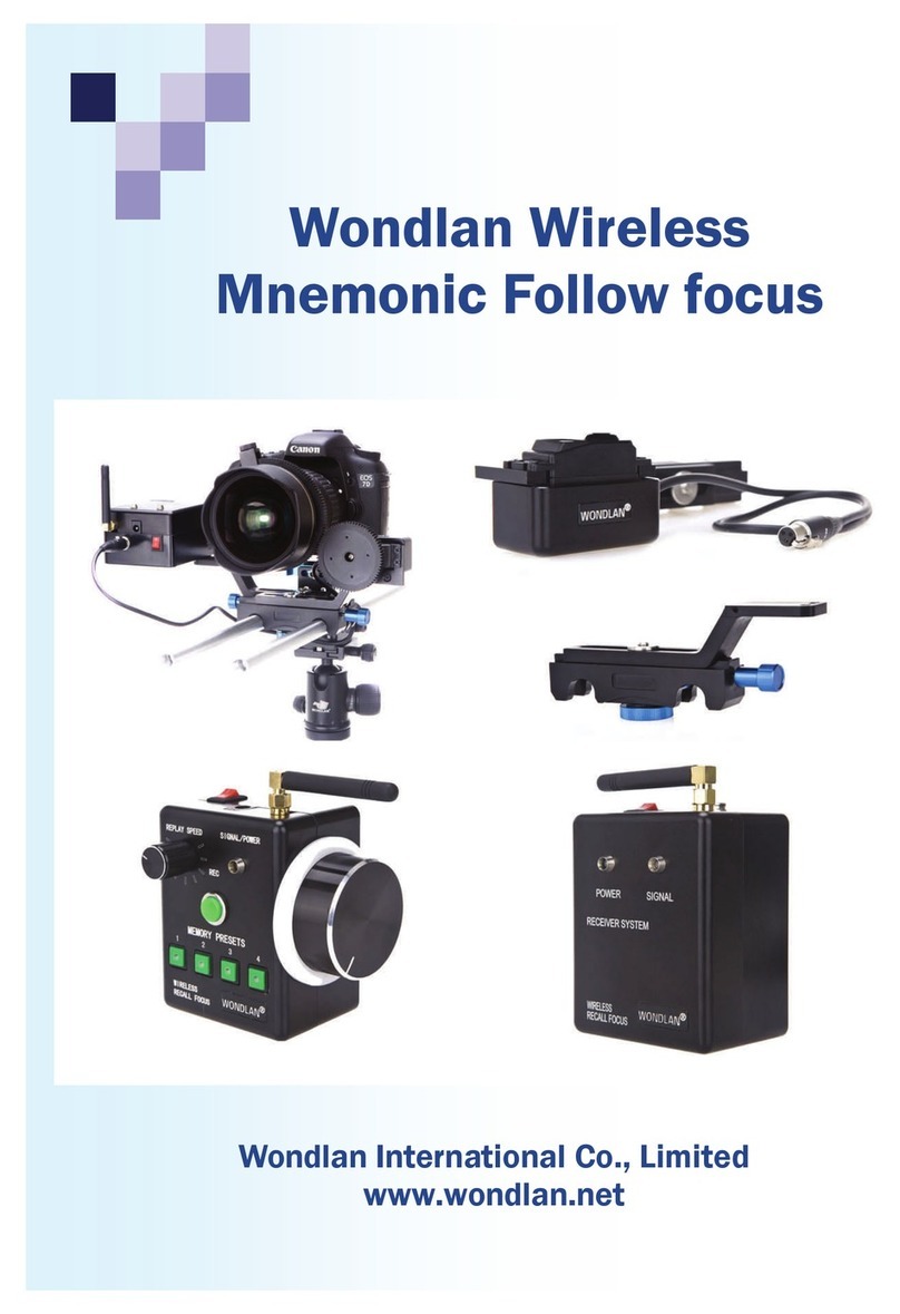 Wondlan Mnemonic Follow focus User manual