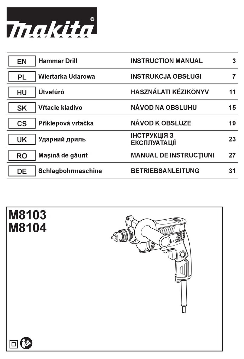 Makita M8103 instruction manual