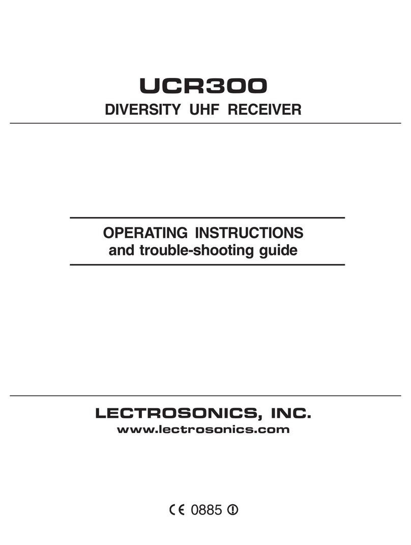 Lectrosonics UCR300 User manual