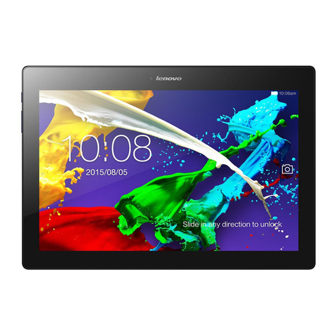 Lenovo TAB 2 A10-70L Safety, warranty & quick start guide