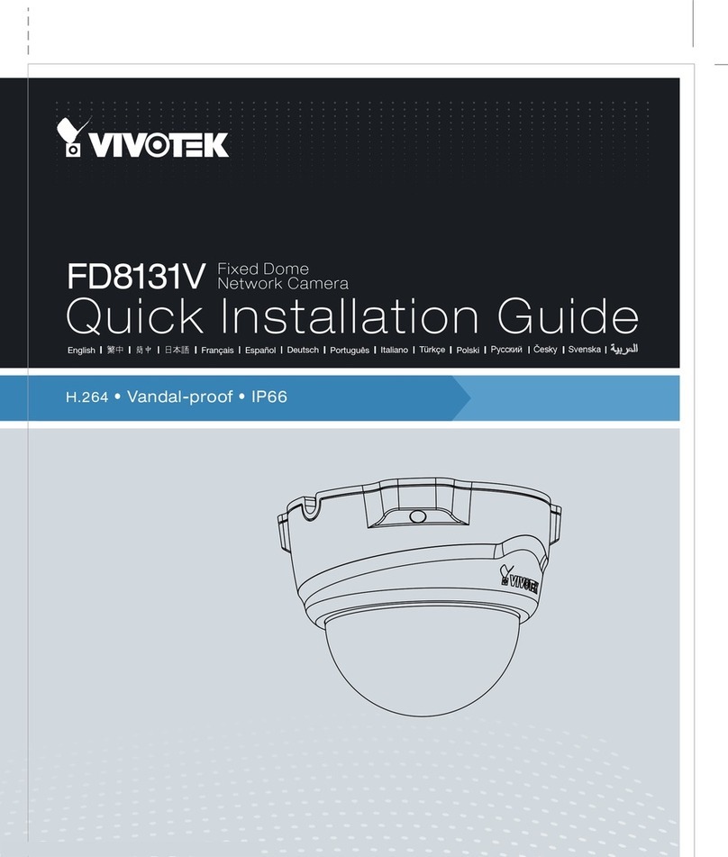 Vivotek FD8131V User manual