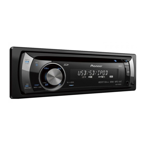 Pioneer DEH-P4100SD User manual