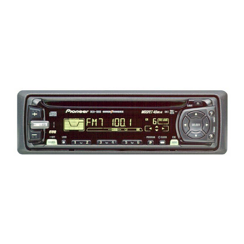 Pioneer DEH-1000 Service manual