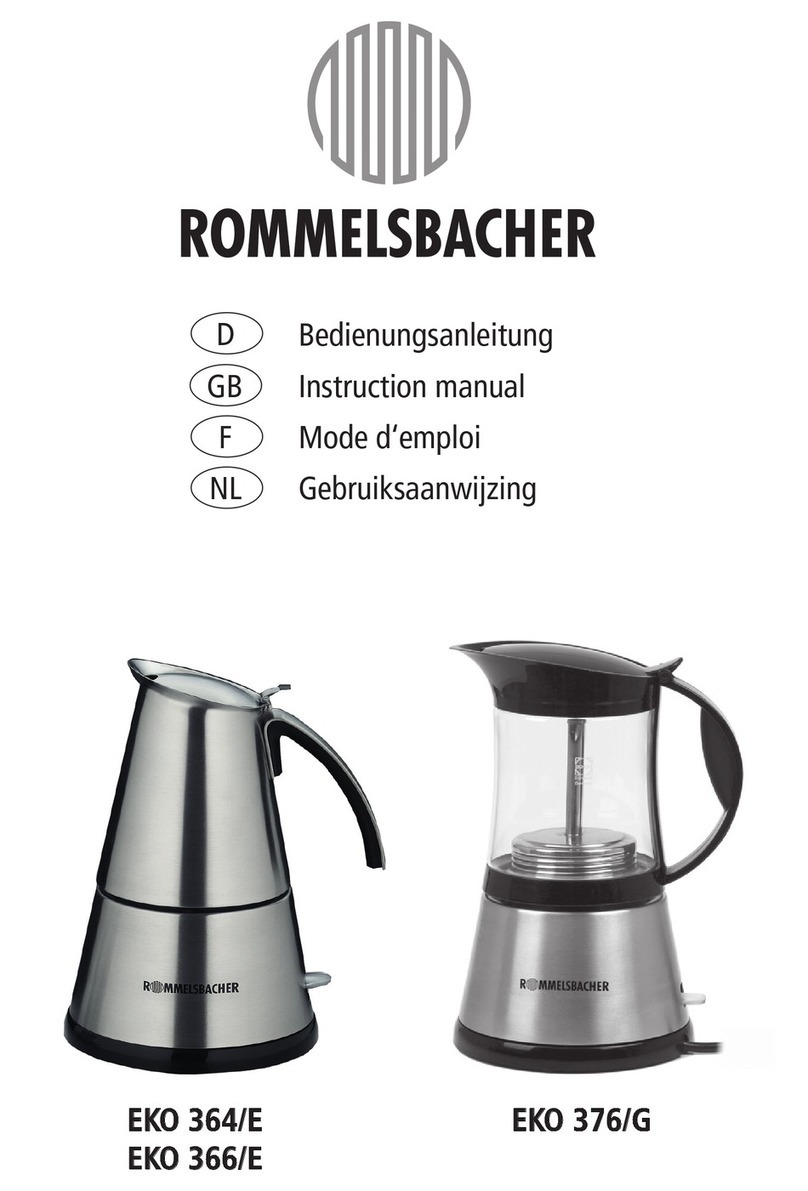 Rommelsbacher EKO 364 instruction manual