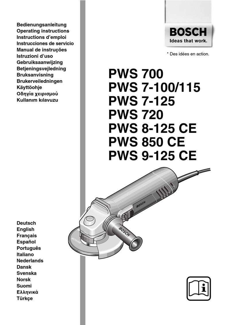 Bosch 7100 User manual