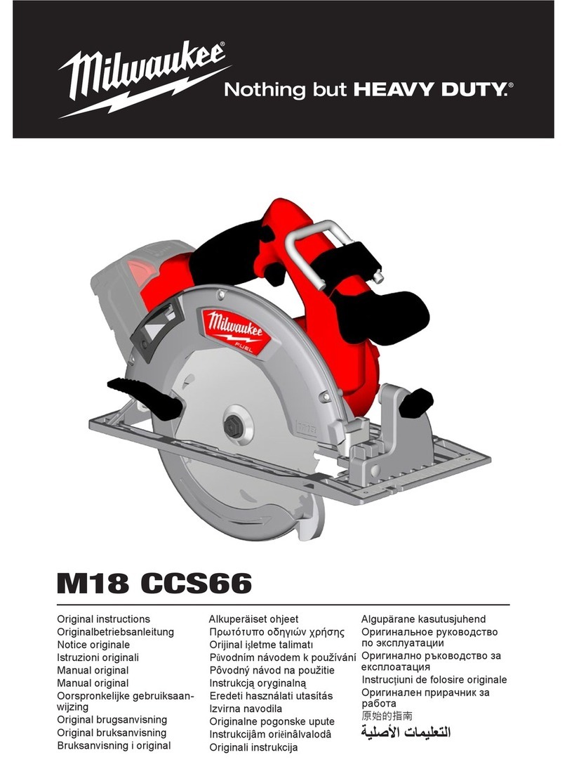 Milwaukee M18 CCS66 User manual
