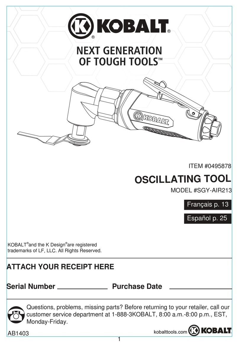 Kobalt SGY-AIR213 User manual