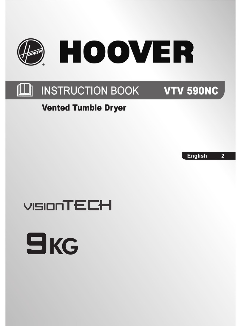Hoover VTV 590NC User manual