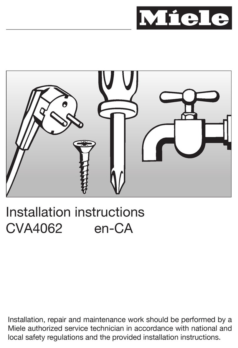 Miele CVA 4062 User manual