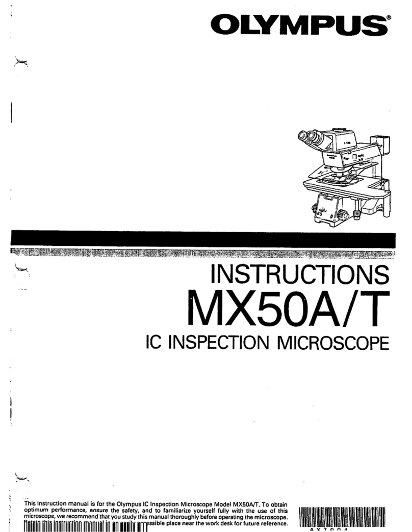 Olympus MX50A/T instruction manual