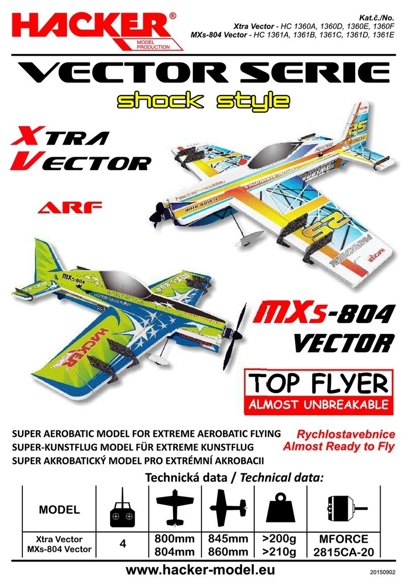 Hacker Xtra Vector HC 1360A User manual