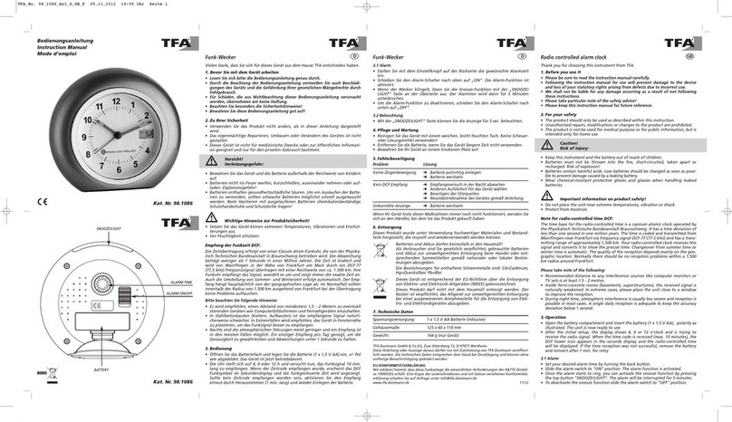 TFA 98.1086 User manual