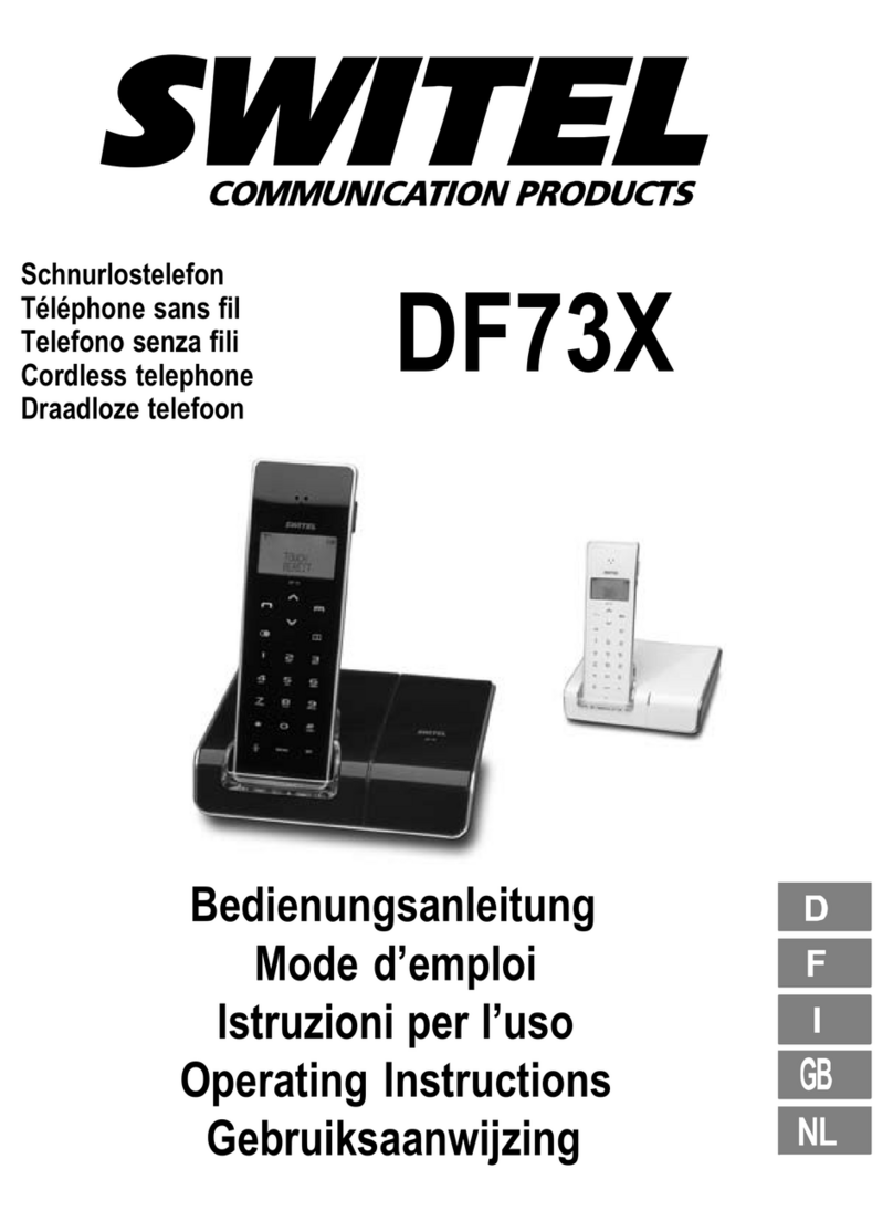 switel DF73X operating instructions