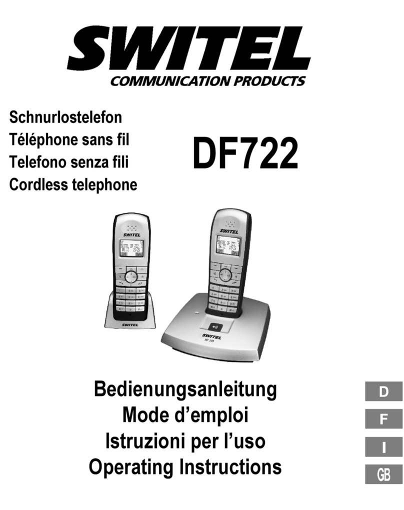 switel DF722 User manual