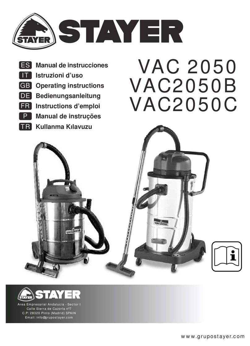 stayer VAC 2050 operating instructions