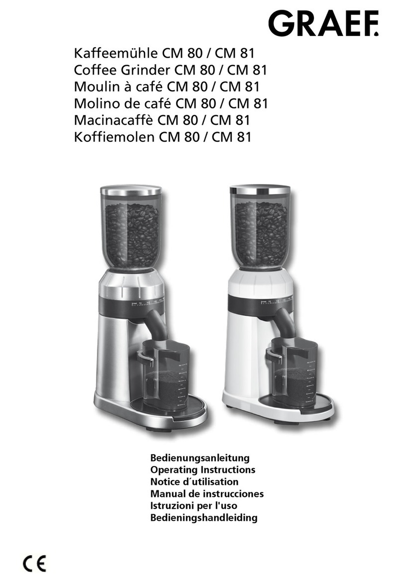 Graef CM 80 operating instructions