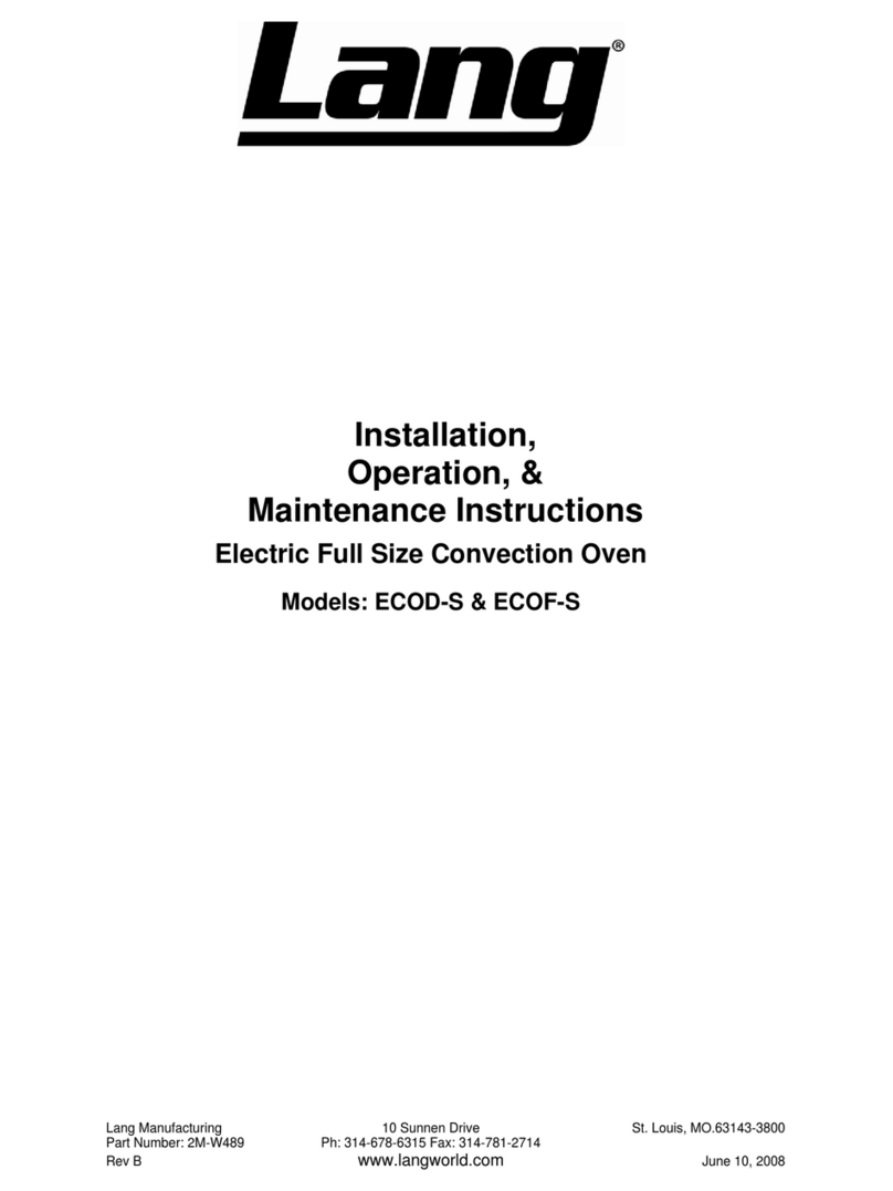 Lang ECOD-S Installation, operation & maintenance instructions