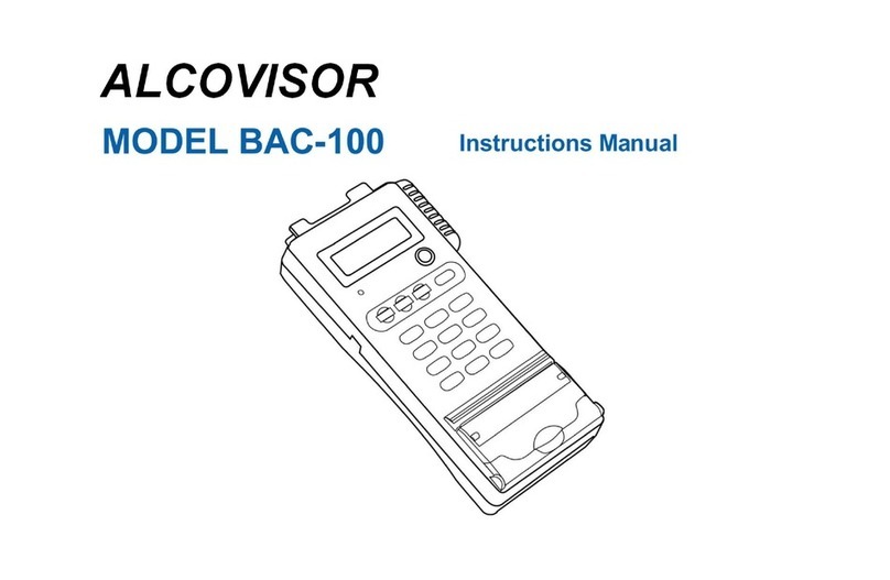 Alcovisor BAC-100 instruction manual