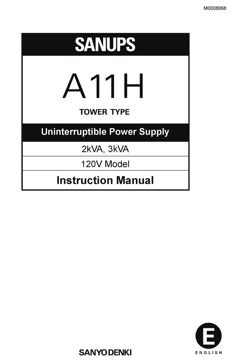 SANUPS A11H instruction manual