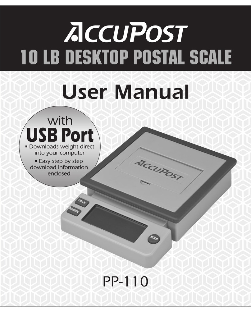 AccuPost PP-110 user manual