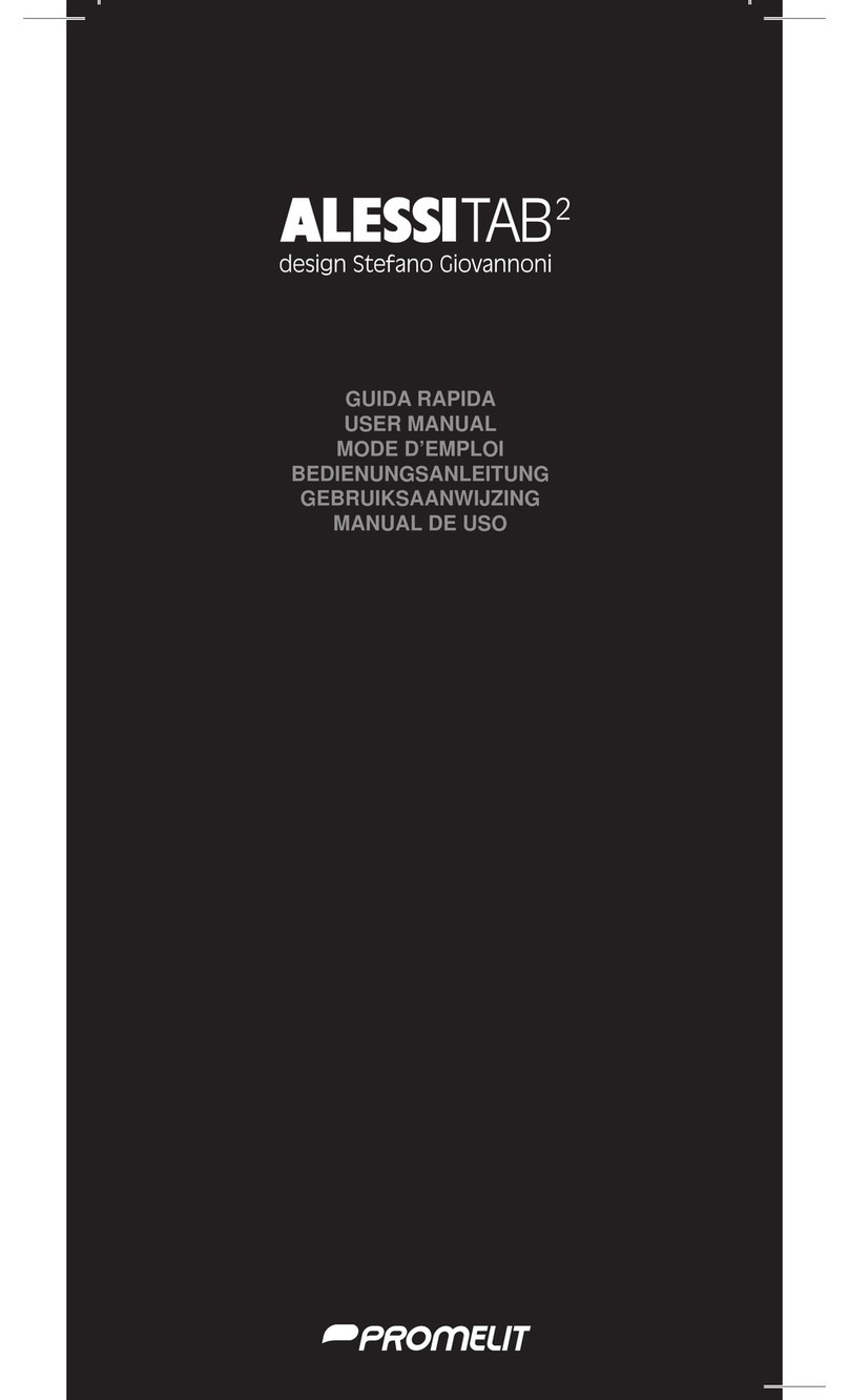 Promelit AlessiTab2 user manual