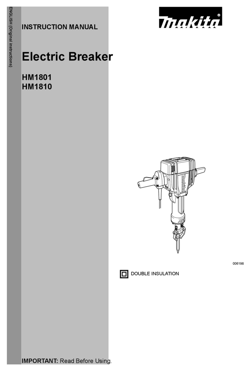 Makita HM1801 User manual
