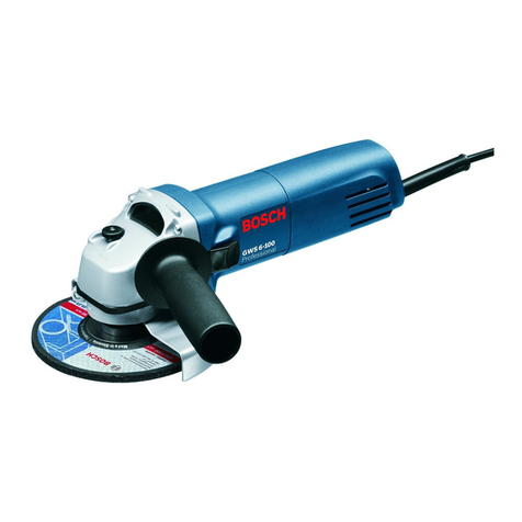 Bosch GWS 6-100E User manual