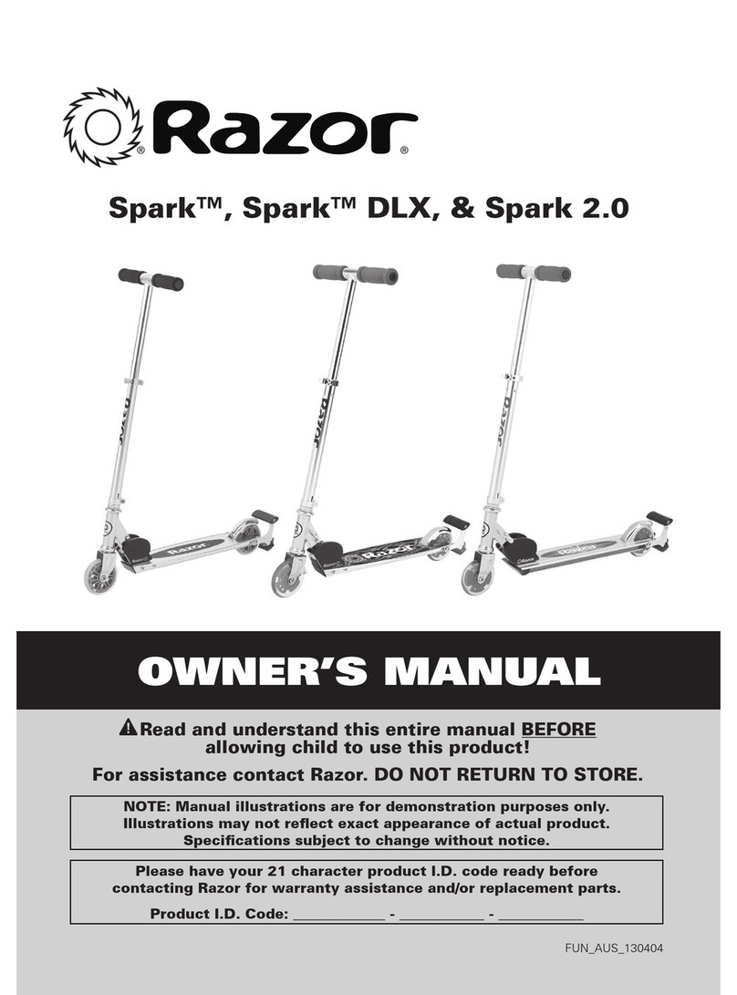 Razor Spark User manual Razor Spark User manual