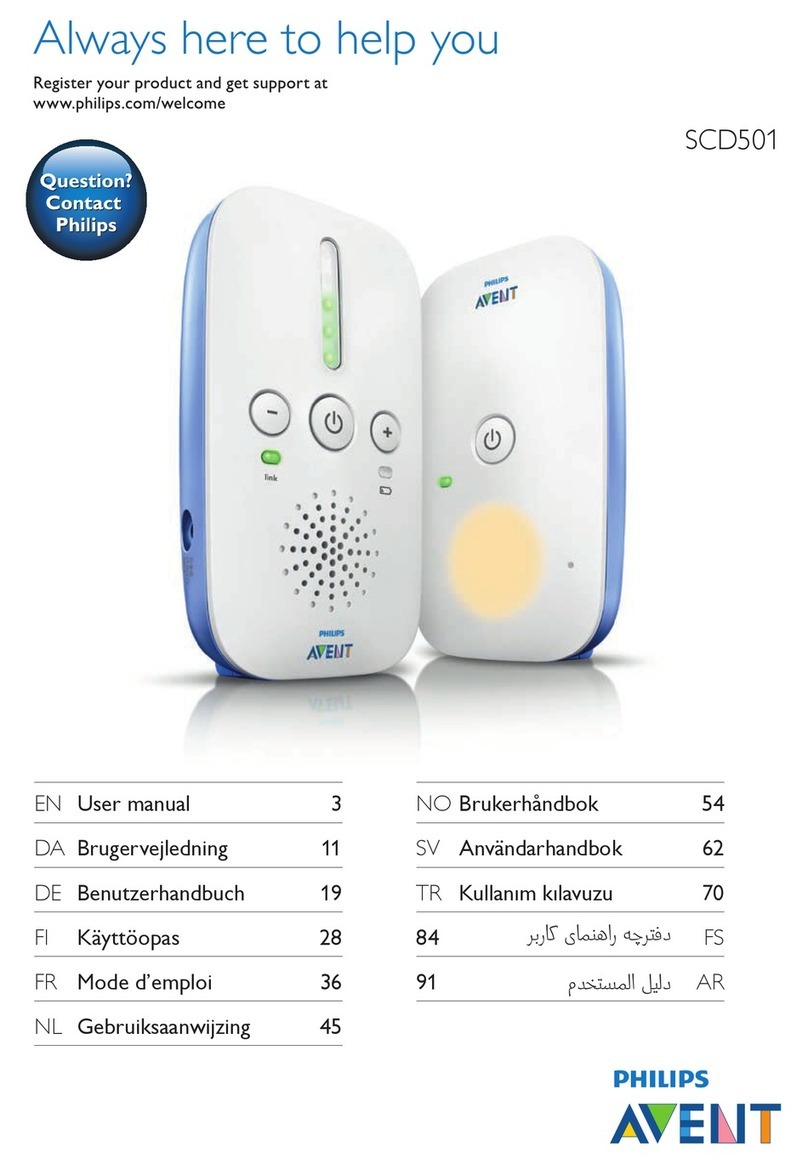 Philips AVENT SCD501 user manual