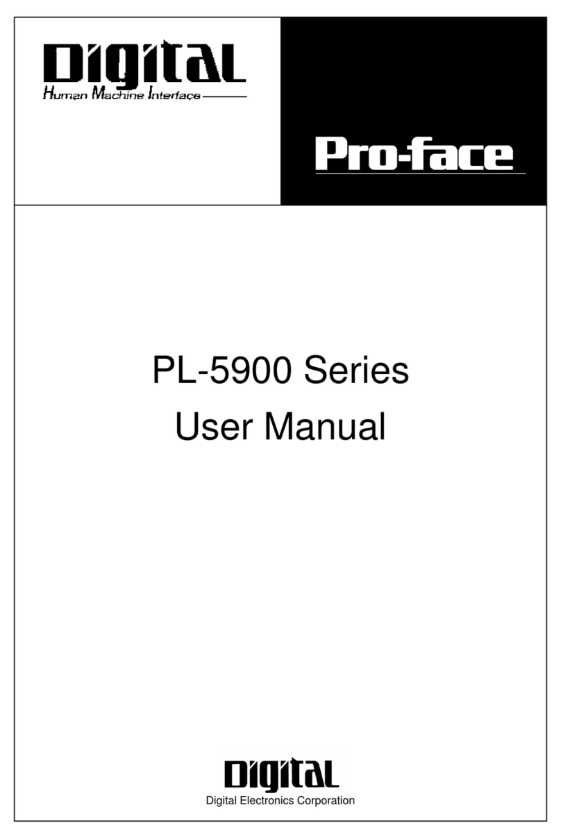 Pro-face PL-5900 Series user manual