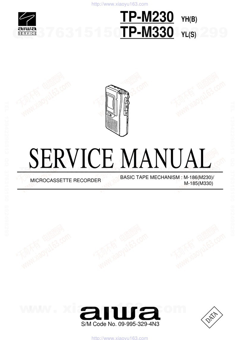 Aiwa TP-M330 User manual