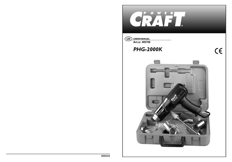 Powercraft PHG-2000K user manual