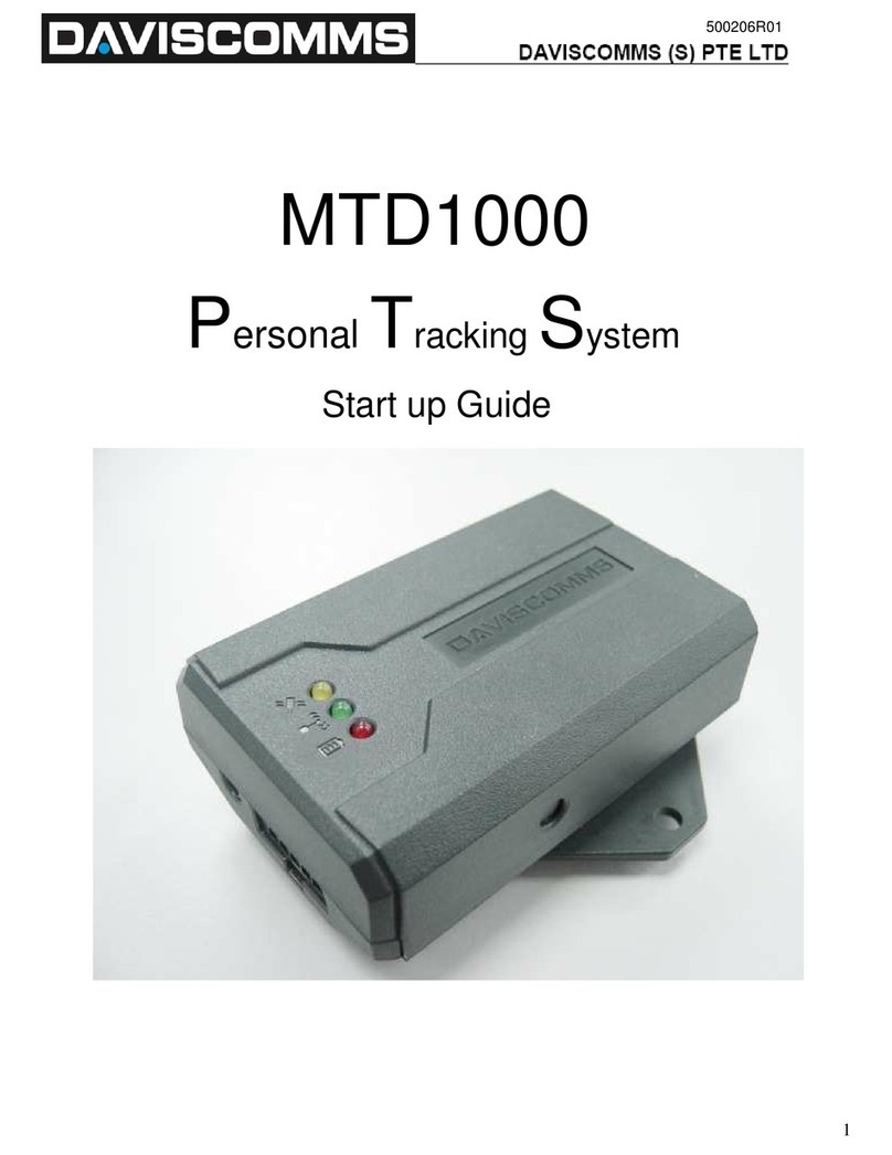 Daviscomms MTD1000 Startup guide