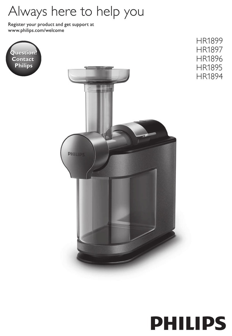Philips HR1899 user manual