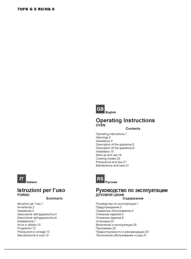 Hotpoint Ariston 7OFK G X RU/HA S User manual