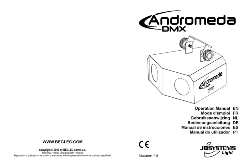 JB Systems Light Andromeda DMX Operation manual JB Systems Light Andromeda DMX Operation manual