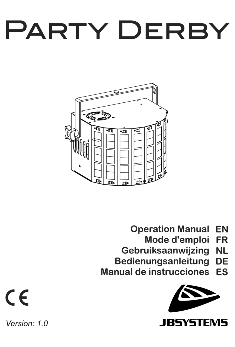 JB Systems Light Party Derby User manual