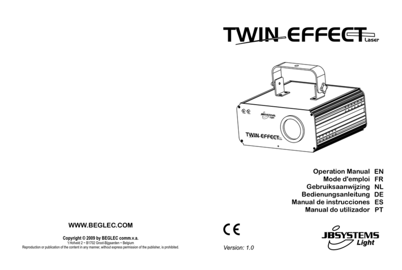 JB Systems Light Twin Effect User manual