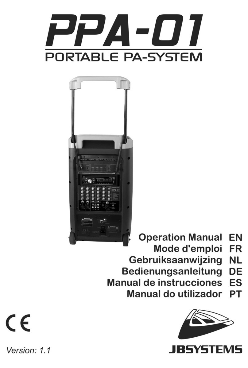 JB Systems PPA-01 User manual JB Systems PPA-01 User manual