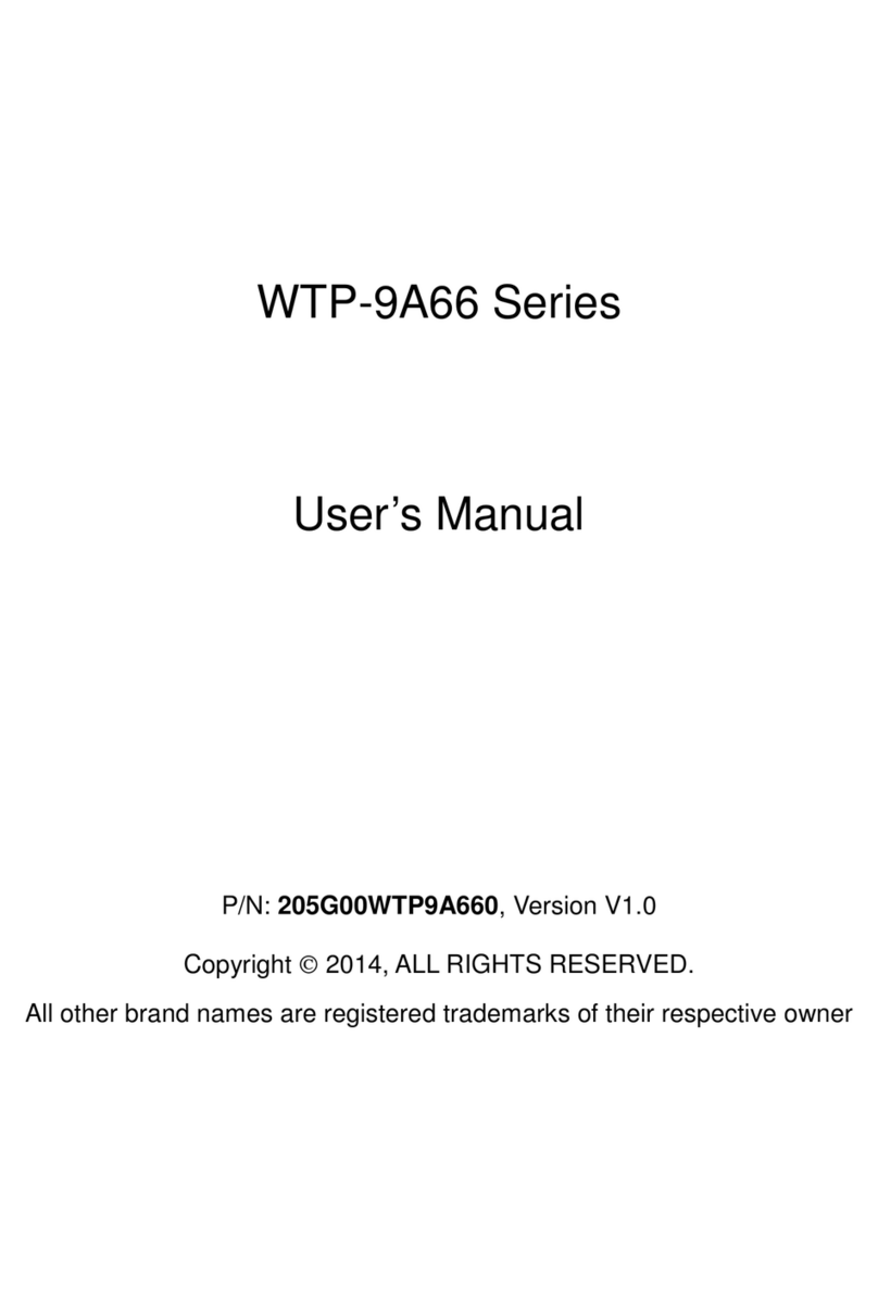 Wincomm WTP-9A66 Series User manual