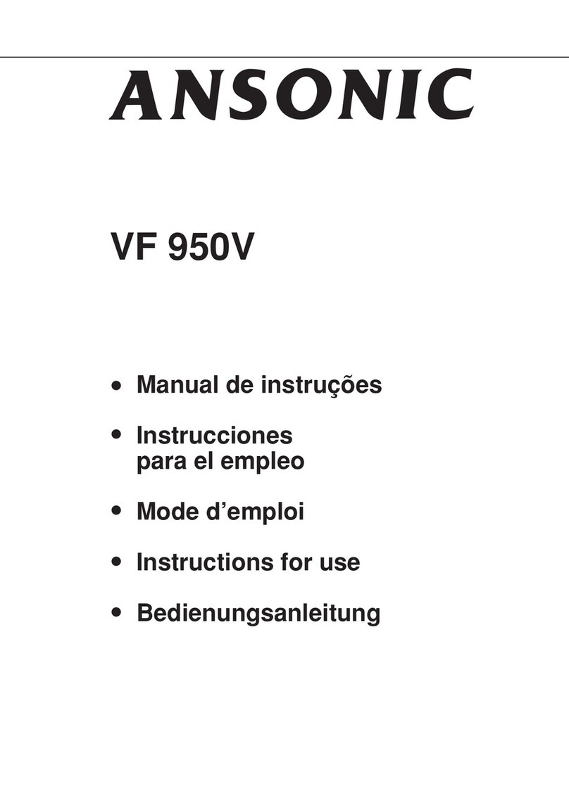 Ansonic VF 950V User manual