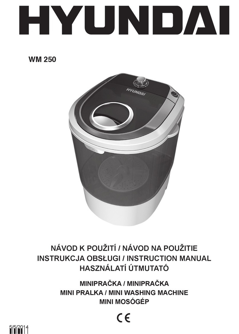 Hyundai WM 250 User manual