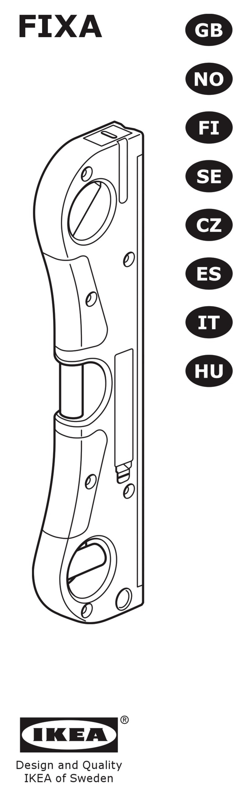 IKEA FIXA User manual