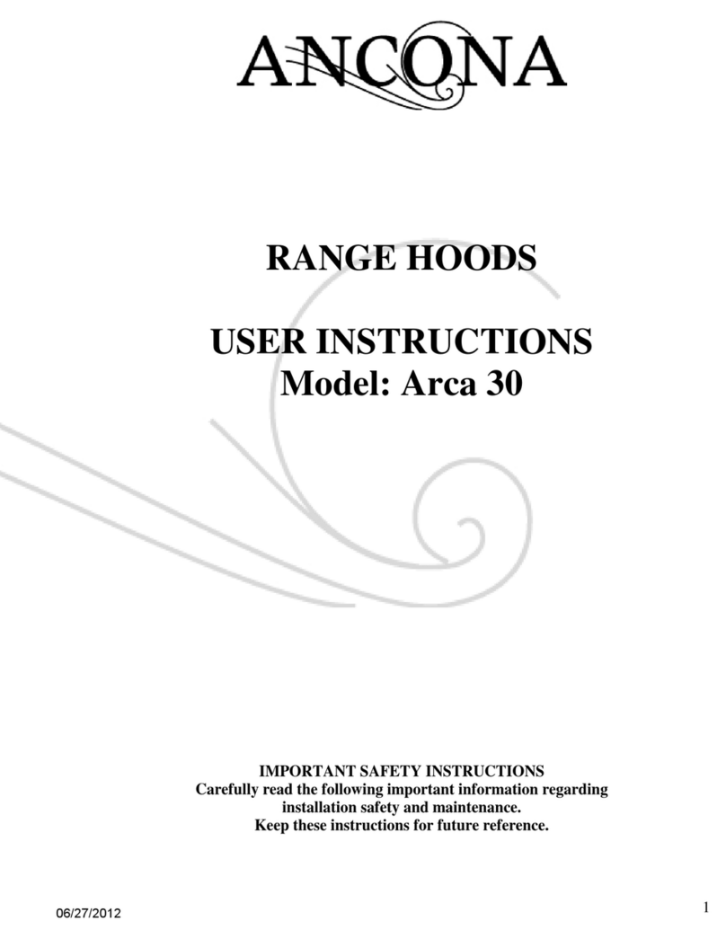 Ancona Arca 30 User manual