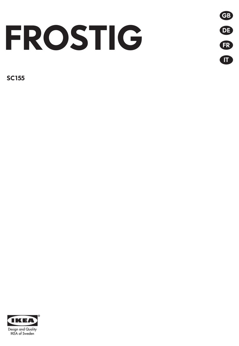 IKEA FROSTIG SC155 user manual