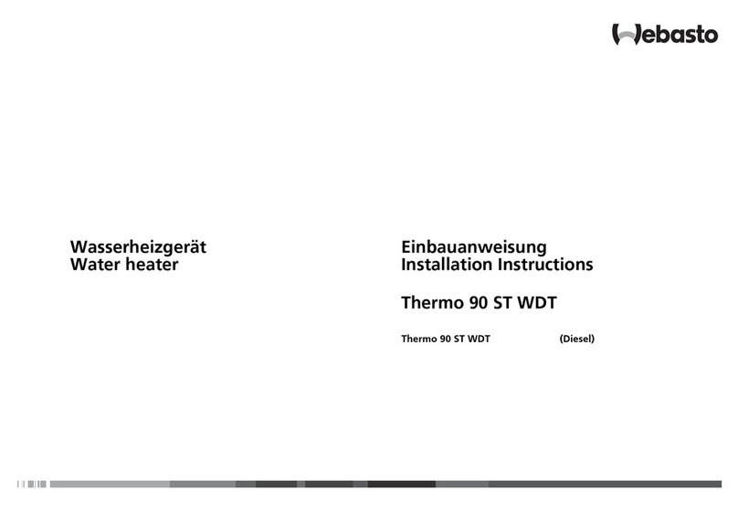 Webasto Thermo 90 ST User manual